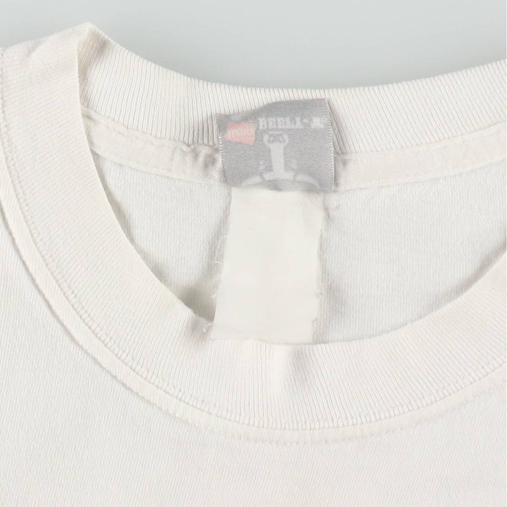 90'S Hanes BEEFY-T In & Out Burger Advertising T-Shirt, Men's XL equivalent, Vintage unclear white type Vintage Second Hand
