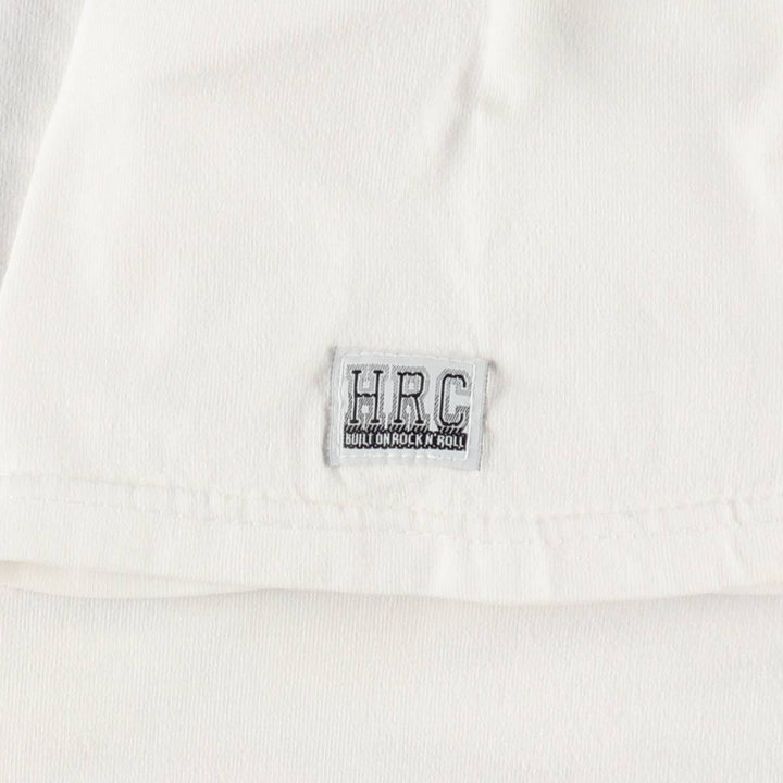 90'S HARD ROCK CAFE Heavy Tee Advertising T-shirt Made in USA Men's XL Vintage cotton white type Vintage Second Hand