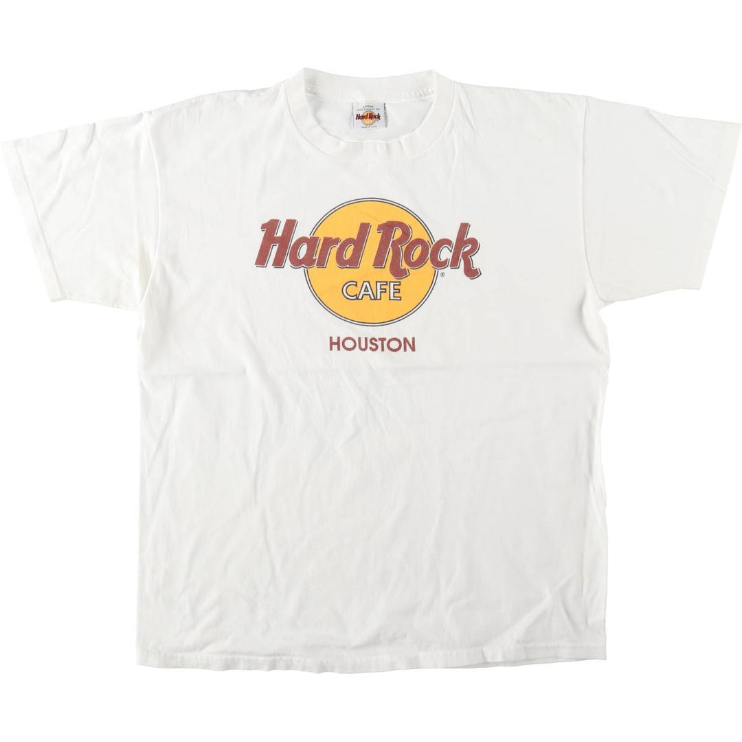 90'S HARD ROCK CAFE Hard Rock Cafe Advertising T-shirt Made in USA Men's L Vintage cotton black type Vintage Second Hand