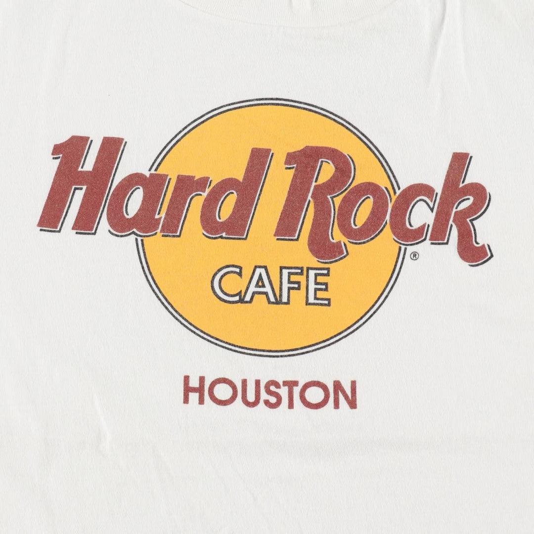 90'S HARD ROCK CAFE Hard Rock Cafe Advertising T-shirt Made in USA Men's L Vintage cotton black type Vintage Second Hand
