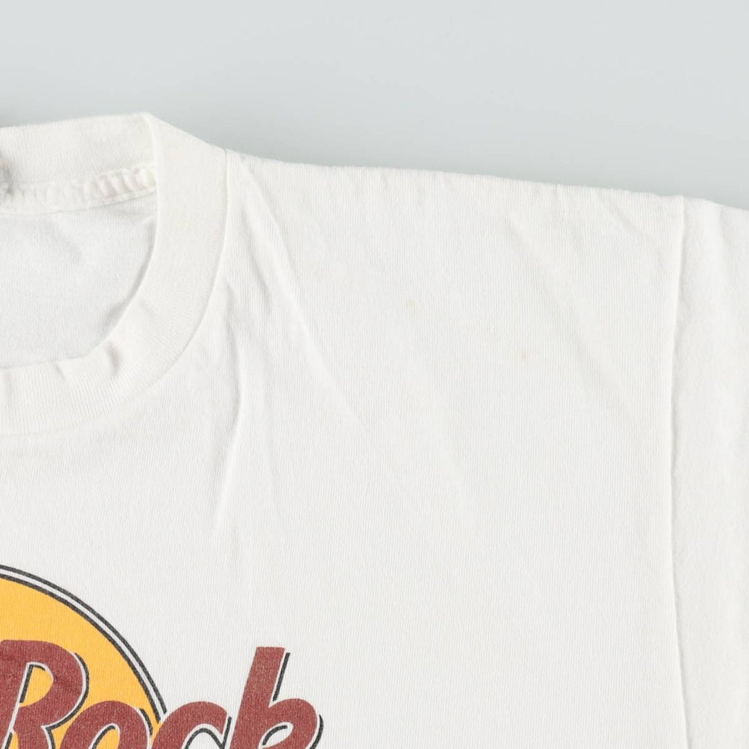 90'S HARD ROCK CAFE Hard Rock Cafe Advertising T-shirt Made in USA Men's L Vintage cotton black type Vintage Second Hand