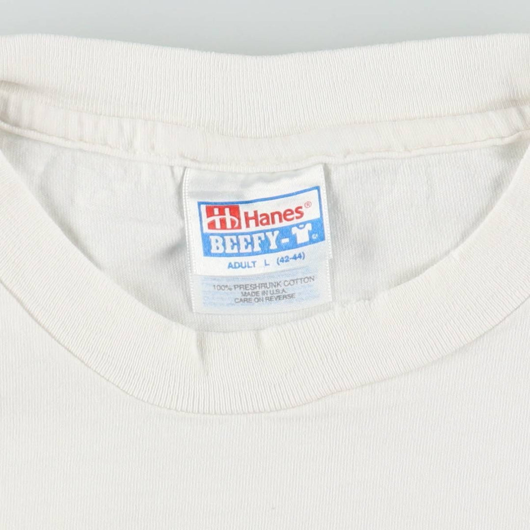 90'S HARD ROCK CAFE Hard Rock Cafe Advertising T-shirt Made in USA Men's L Vintage cotton white type Vintage Second Hand
