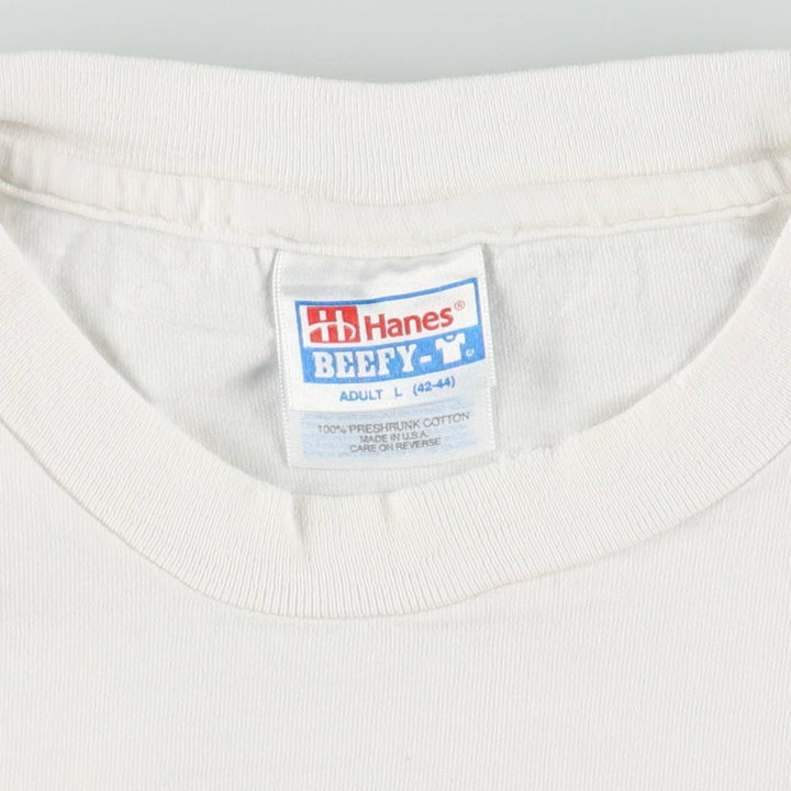 90'S HARD ROCK CAFE Hard Rock Cafe Advertising T-shirt Made in USA Men's L Vintage cotton white type Vintage Second Hand