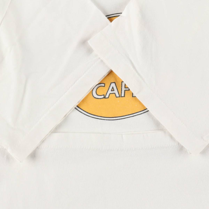 90'S HARD ROCK CAFE Hard Rock Cafe Advertising T-shirt Made in USA Men's L Vintage cotton white type Vintage Second Hand