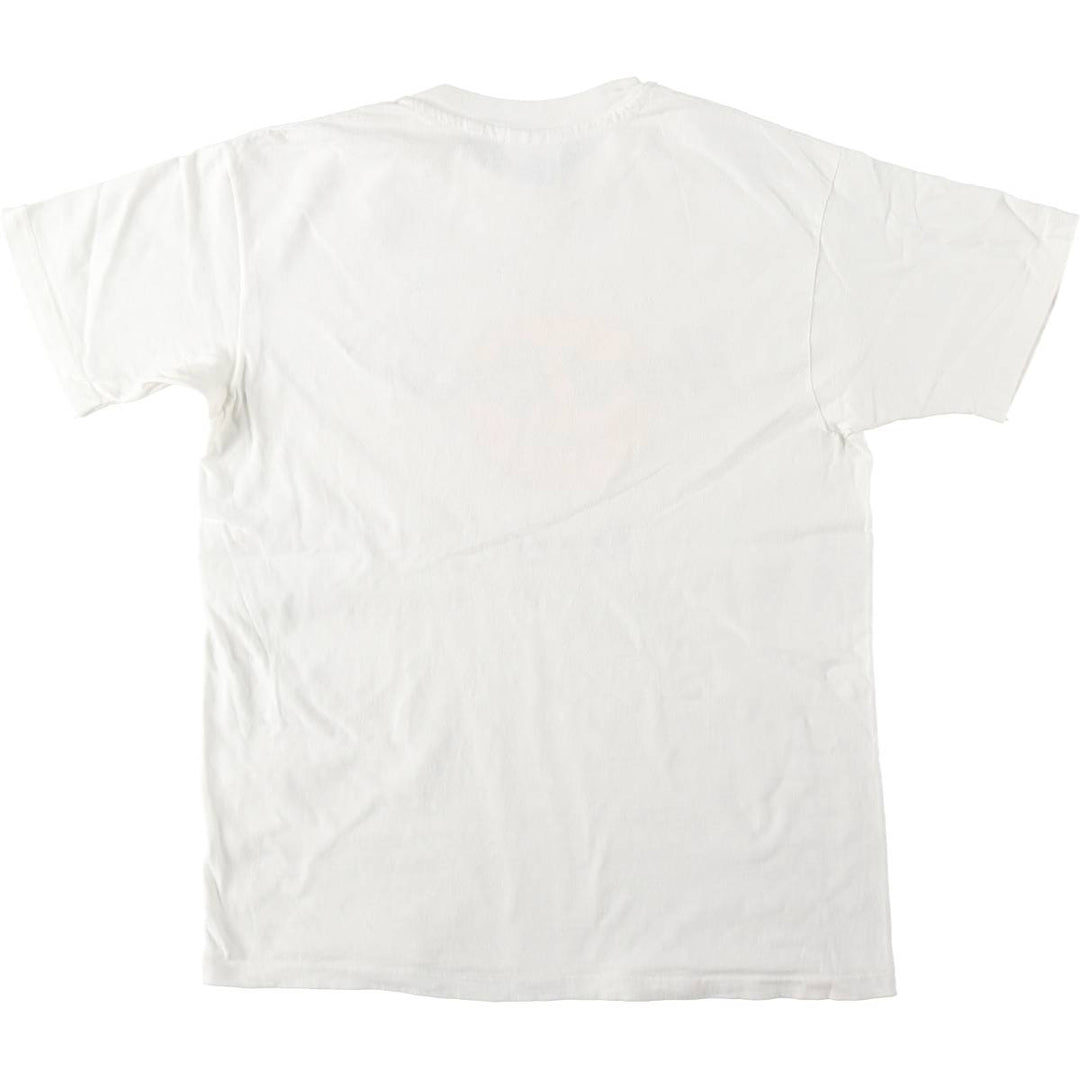 90'S Hanes BEEFY-T Hard Rock Cafe Advertising T-Shirt, Made in USA, Men's Size L (approx.), Vintage cotton white type Vintage Second Hand