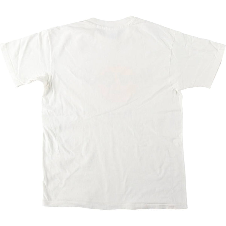 90'S Hanes BEEFY-T Hard Rock Cafe Advertising T-Shirt, Made in USA, Men's Size L (approx.), Vintage cotton white type Vintage Second Hand