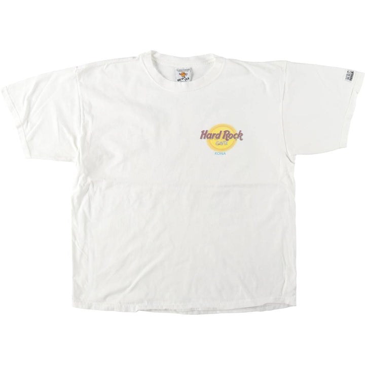 90'S HARD ROCK CAFE Hard Rock Cafe Advertising T-shirt Made in USA Men's XL Vintage cotton white type Vintage Second Hand