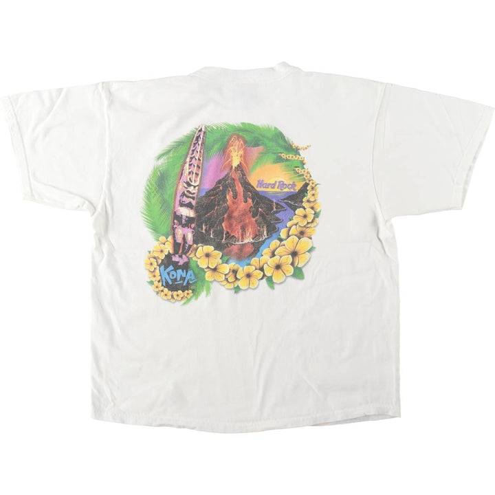 90'S HARD ROCK CAFE Hard Rock Cafe Advertising T-shirt Made in USA Men's XL Vintage cotton white type Vintage Second Hand
