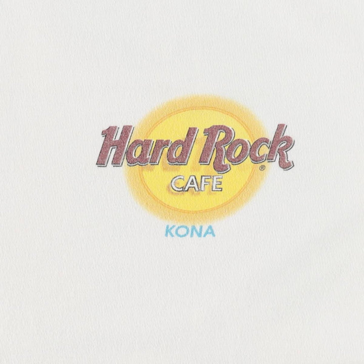 90'S HARD ROCK CAFE Hard Rock Cafe Advertising T-shirt Made in USA Men's XL Vintage cotton white type Vintage Second Hand