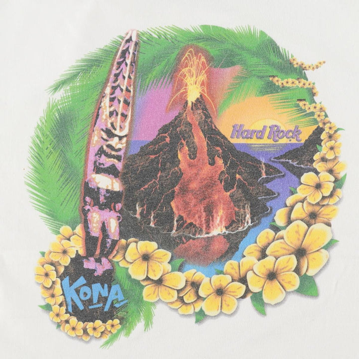 90'S HARD ROCK CAFE Hard Rock Cafe Advertising T-shirt Made in USA Men's XL Vintage cotton white type Vintage Second Hand