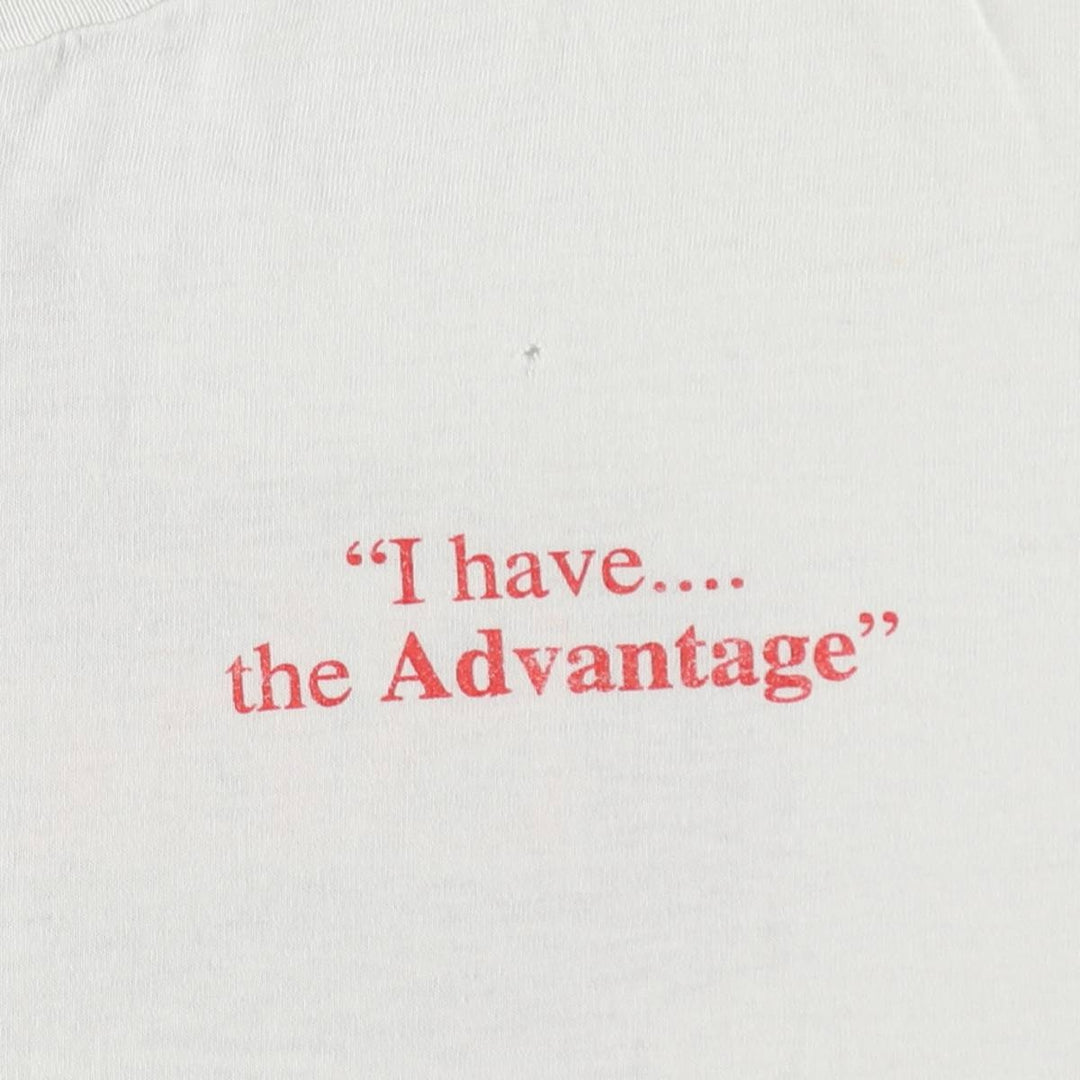 90'S Fruit of the Loom BEST Sheraton Casino Advertising T-Shirt, Made in USA, Men's XL equivalent, Vintage cotton white type Vintage Second Hand
