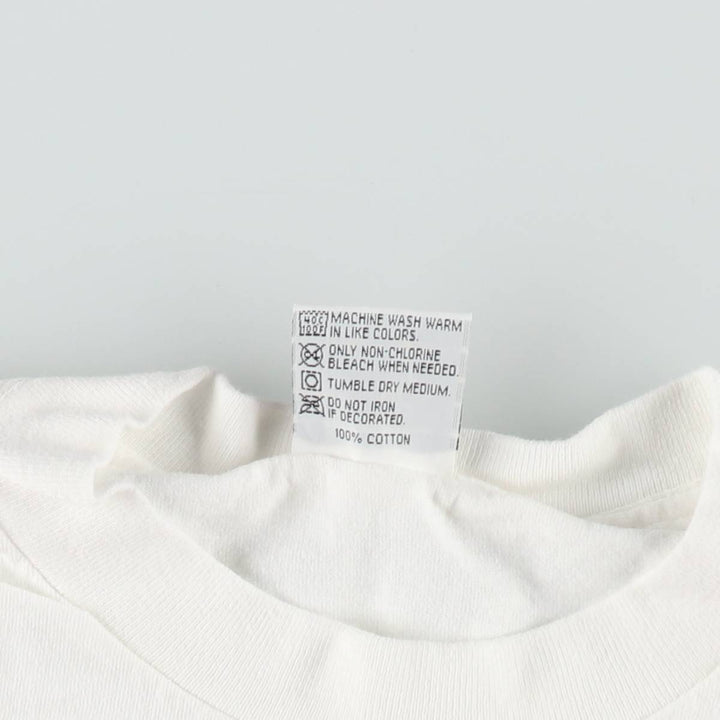 90'S HARD ROCK CAFE Hard Rock Cafe Advertising T-shirt Made in USA Men's L Vintage cotton white type Vintage Second Hand