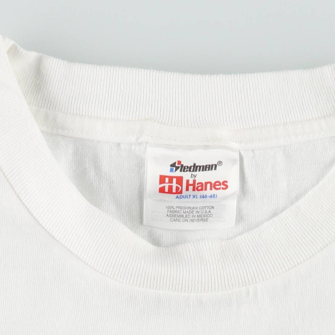 90'S Stedman by Hanes Hot Wheels Collectors Club Advertising T-Shirt, Made in USA, Men's XL equivalent, Vintage cotton white type Vintage Second Hand