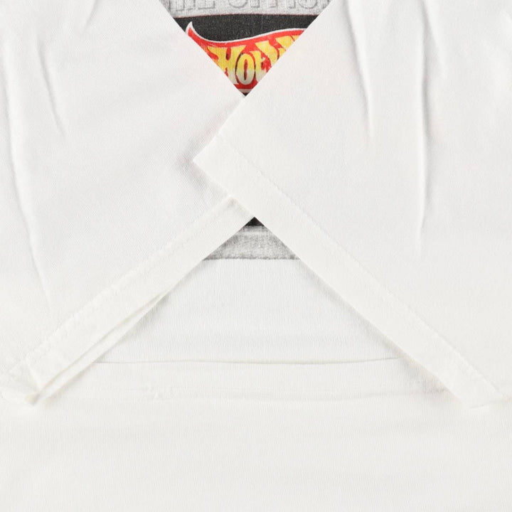 90'S Stedman by Hanes Hot Wheels Collectors Club Advertising T-Shirt, Made in USA, Men's XL equivalent, Vintage cotton white type Vintage Second Hand
