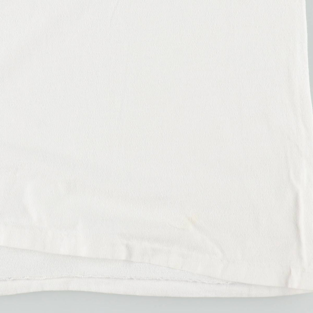 90'S Hanes BEEFY-T Capt. Jim's Advertising T-Shirt, Made in USA, Men's XL equivalent, Vintage cotton white type Vintage Second Hand