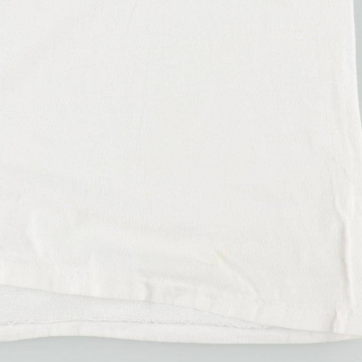 90'S Hanes BEEFY-T Capt. Jim's Advertising T-Shirt, Made in USA, Men's XL equivalent, Vintage cotton white type Vintage Second Hand
