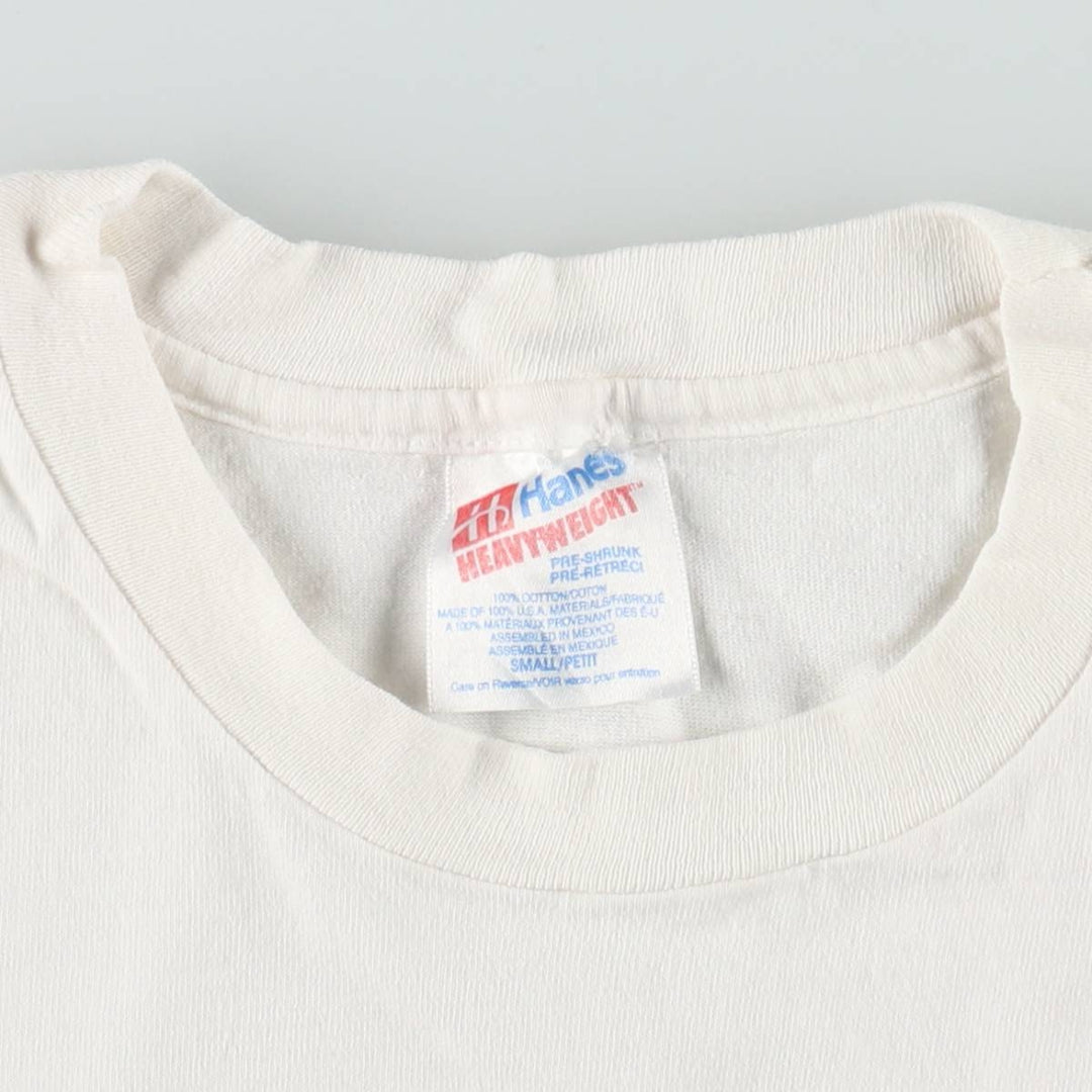 90'S Hanes NASA Advertising T-Shirt, Made in USA, Men's Size S (approx.), Vintage cotton white type Vintage Second Hand
