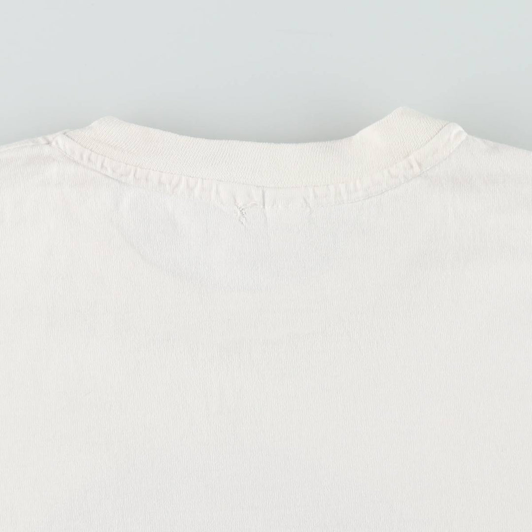 90'S Hanes NASA Advertising T-Shirt, Made in USA, Men's Size S (approx.), Vintage cotton white type Vintage Second Hand