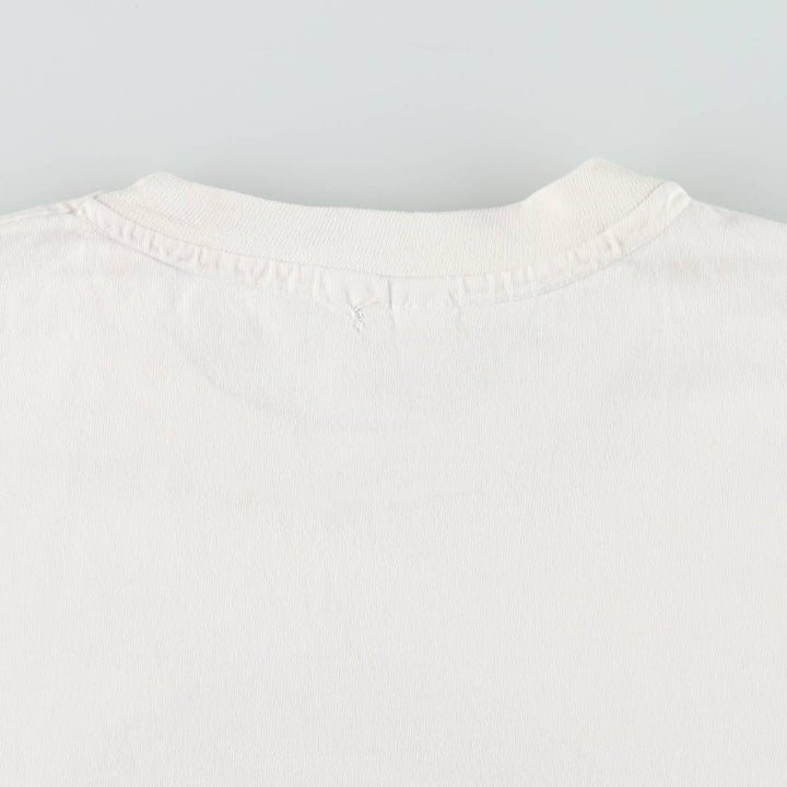 90'S Hanes NASA Advertising T-Shirt, Made in USA, Men's Size S (approx.), Vintage cotton white type Vintage Second Hand