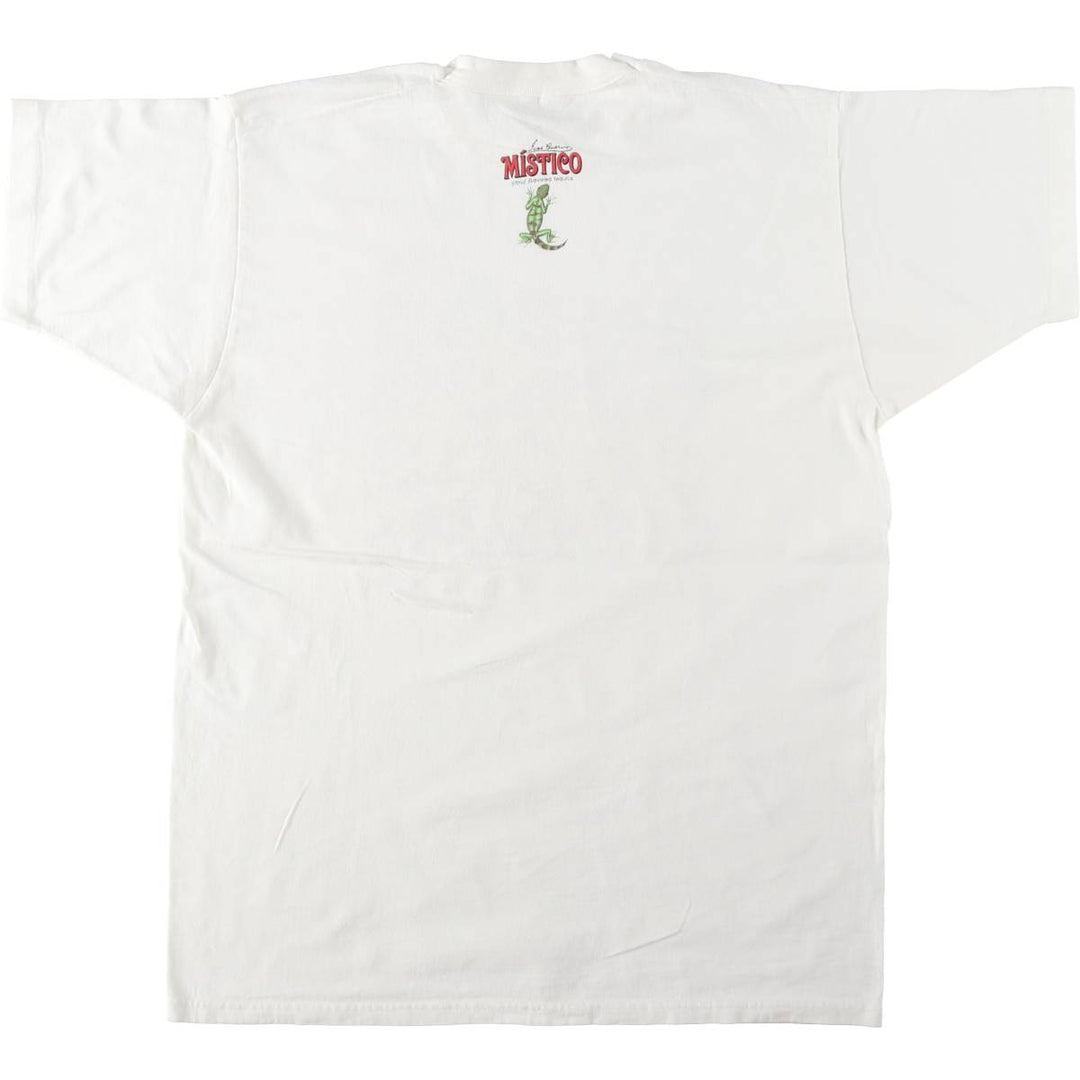90'S Fruit of the Loom Advertising T-shirt Made in USA Men's XL Vintage cotton white type Vintage Second Hand