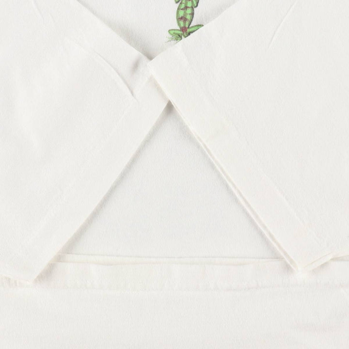 90'S Fruit of the Loom Advertising T-shirt Made in USA Men's XL Vintage cotton white type Vintage Second Hand