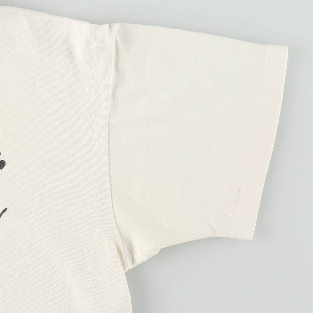 ~90'S Kaila Rosenhek 7UP Fido Dido Advertising T-Shirt, Made in Canada, Men's Size M (approx.), Vintage cotton white type Vintage Second Hand