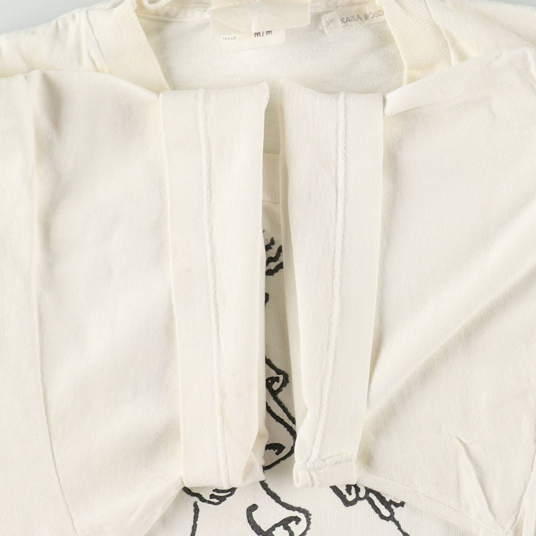 ~90'S Kaila Rosenhek 7UP Fido Dido Advertising T-Shirt, Made in Canada, Men's Size M (approx.), Vintage cotton white type Vintage Second Hand