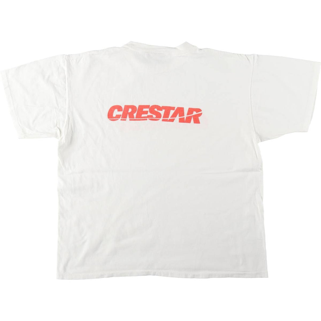 90'S ONEITA Advertising T-Shirt, Made in USA, Men's XL, Vintage cotton white type Vintage Second Hand