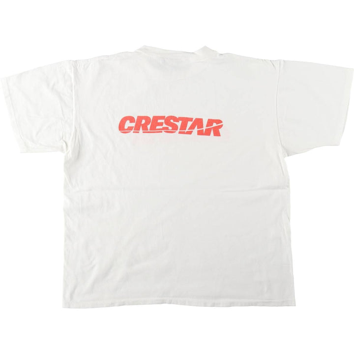 90'S ONEITA Advertising T-Shirt, Made in USA, Men's XL, Vintage cotton white type Vintage Second Hand