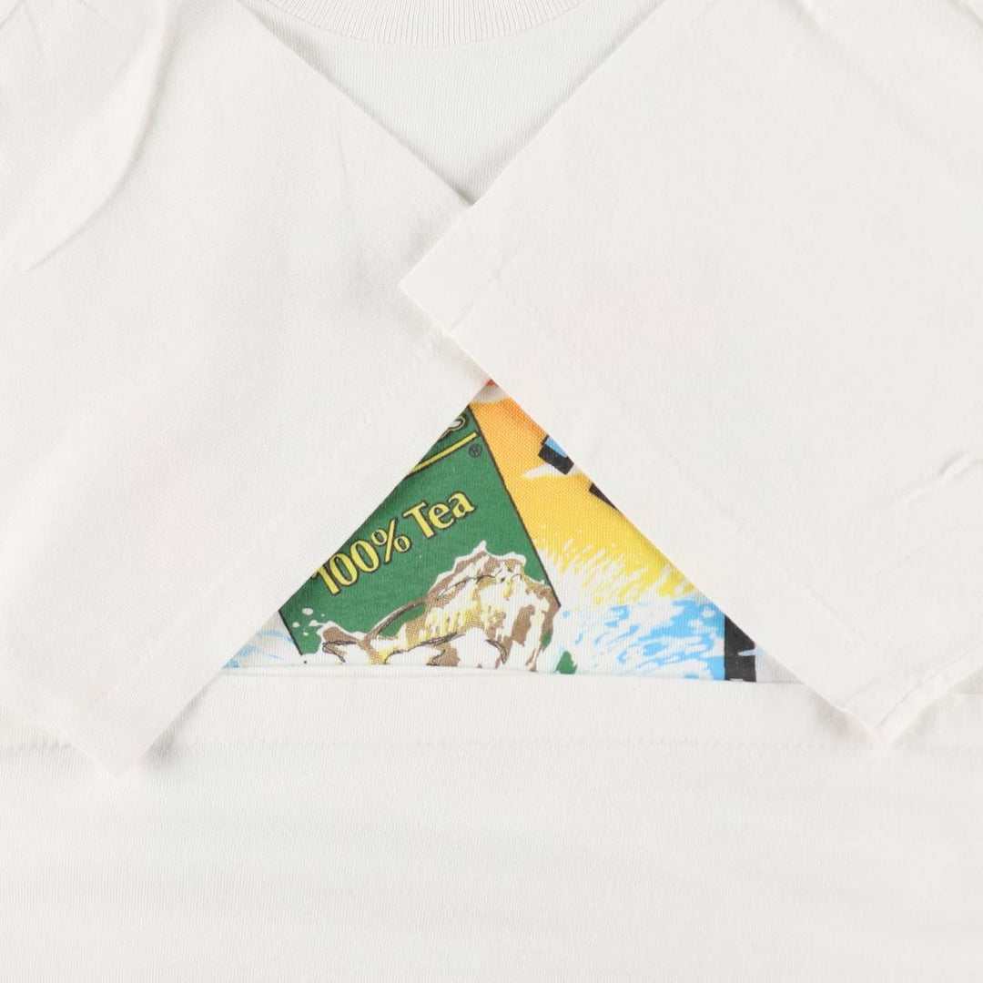 ~90'S 202 USA Advertising T-Shirt, Made in USA, Men's XL equivalent, Vintage cotton white type Vintage Second Hand