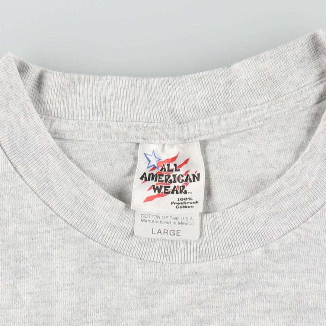 90'S All American Wear CORONA EXTRA Advertising T-Shirt, Men's Size L (approx.), Vintage cotton gray type Vintage Second Hand