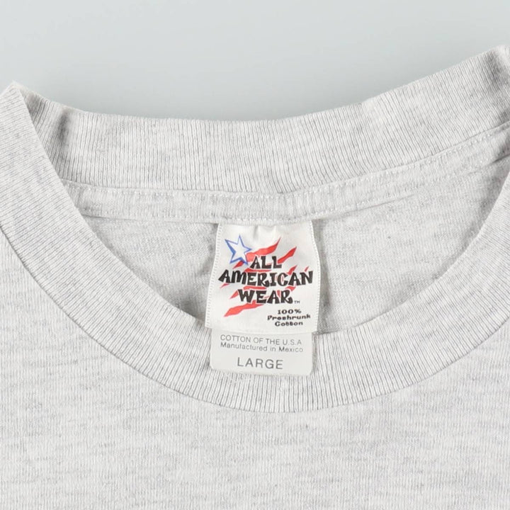 90'S All American Wear CORONA EXTRA Advertising T-Shirt, Men's Size L (approx.), Vintage cotton gray type Vintage Second Hand