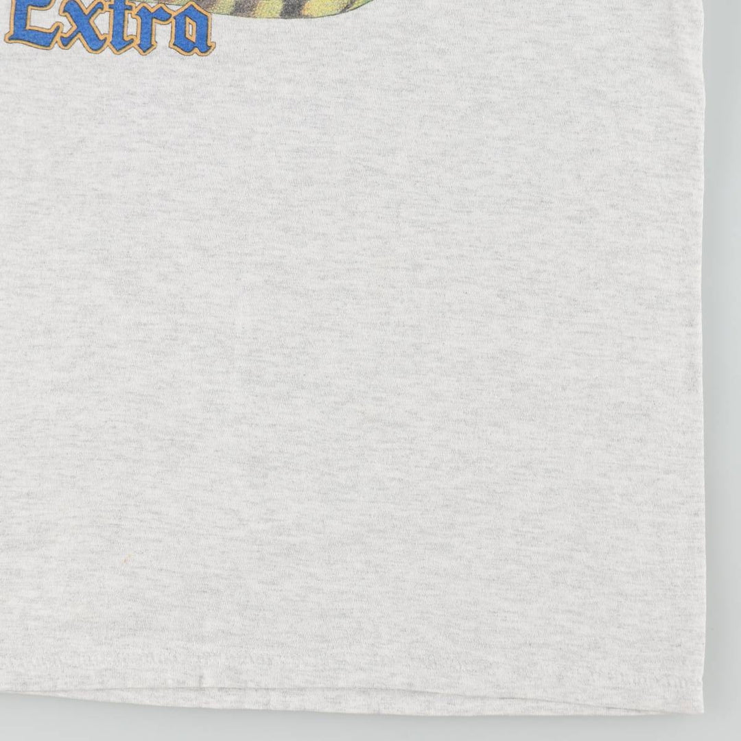 90'S All American Wear CORONA EXTRA Advertising T-Shirt, Men's Size L (approx.), Vintage cotton gray type Vintage Second Hand