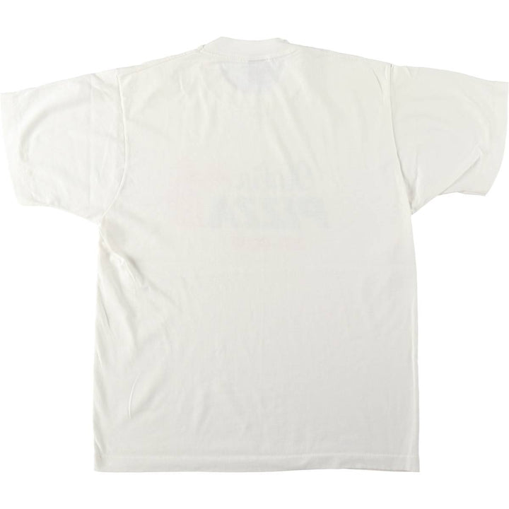90'S Fruit of the Loom Best Advertising T-Shirt, Made in Canada, Men's Size L (approx.), Vintage cotton white type Vintage Second Hand