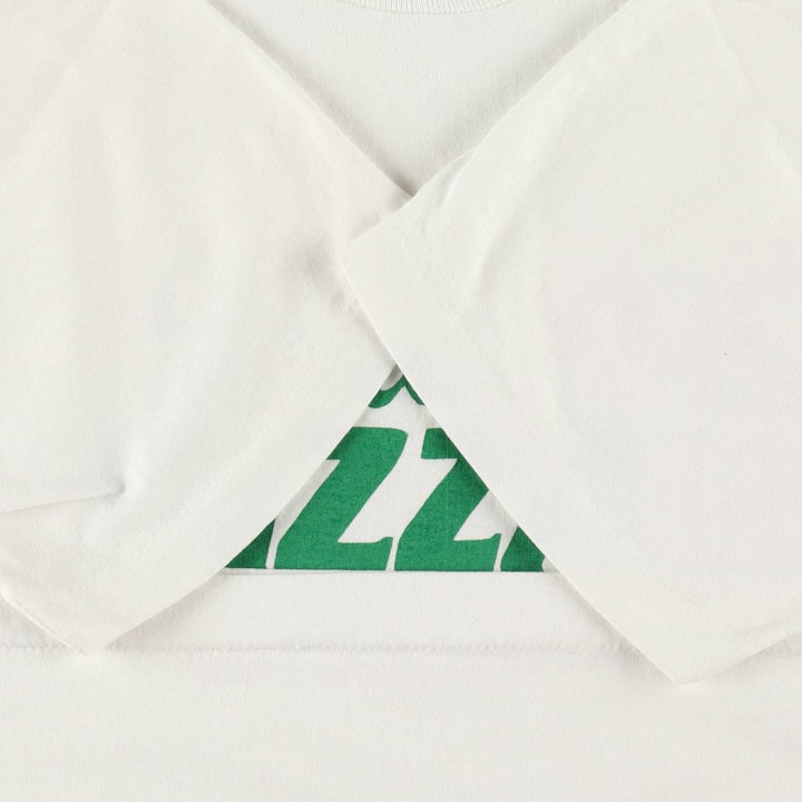 90'S Fruit of the Loom Best Advertising T-Shirt, Made in Canada, Men's Size L (approx.), Vintage cotton white type Vintage Second Hand