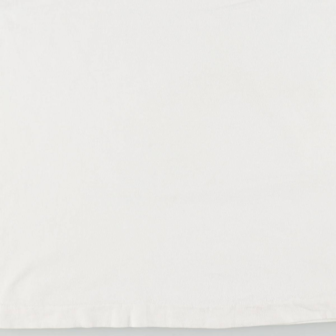 90'S Print Advertising T-Shirt, Men's XL (approx.), Vintage cotton white type Vintage Second Hand