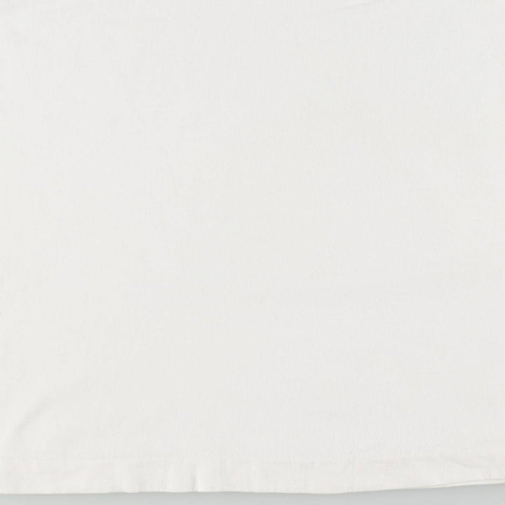 90'S Print Advertising T-Shirt, Men's XL (approx.), Vintage cotton white type Vintage Second Hand