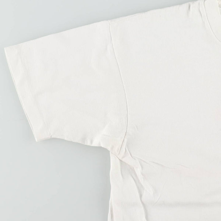 90'S Print Advertising T-Shirt, Men's XL (approx.), Vintage cotton white type Vintage Second Hand