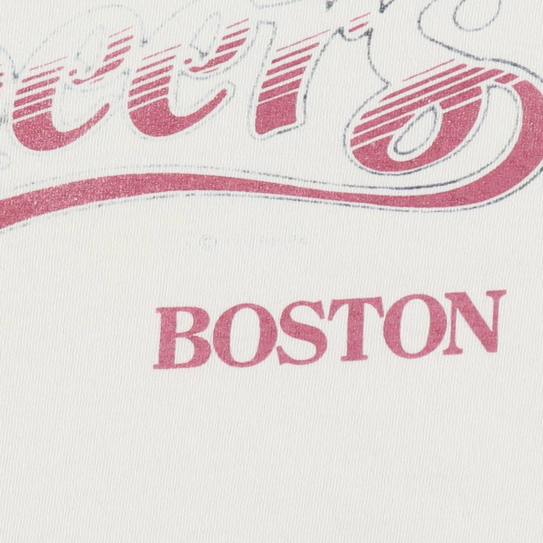 90'S Tennessee River Cheers Boston Advertising T-Shirt, Made in USA, Men's XL equivalent, Vintage cotton white type Vintage Second Hand