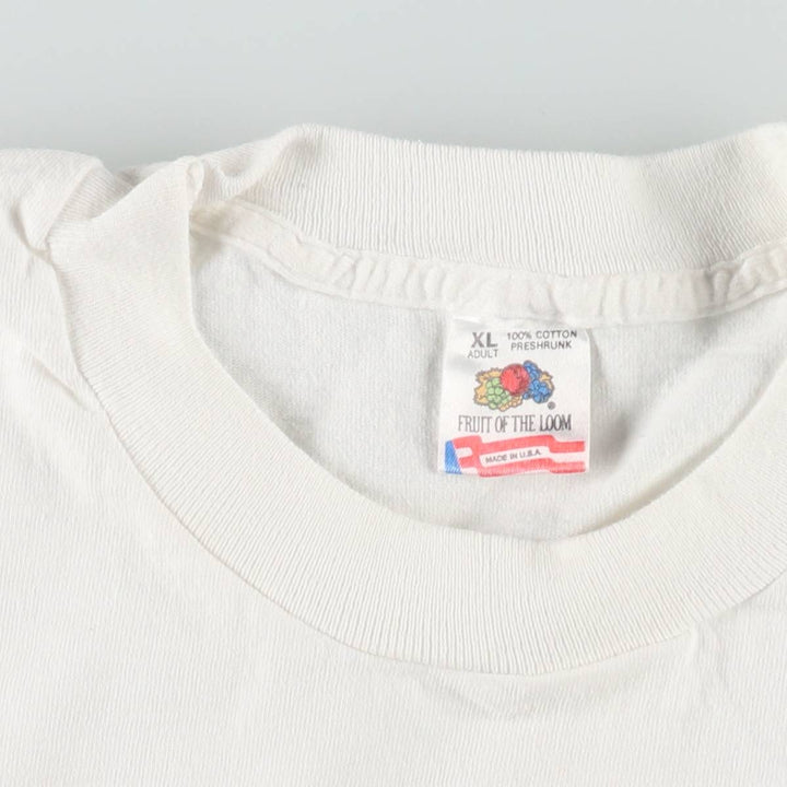 90'S Fruit of the Loom Marlboro Advertising T-Shirt, Made in USA, Men's XL equivalent, Vintage cotton white type Vintage Second Hand