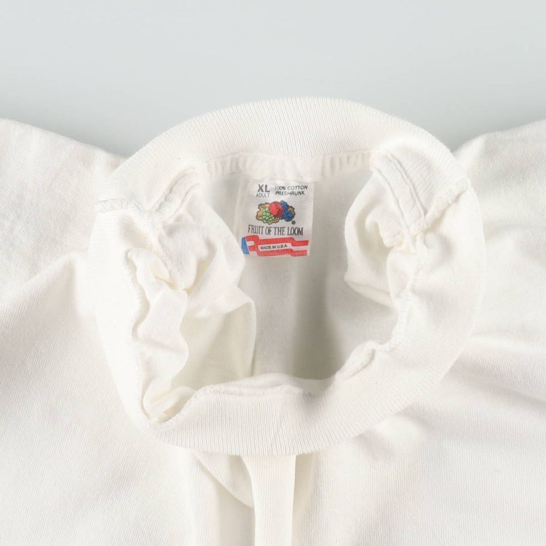 90'S Fruit of the Loom Marlboro Advertising T-Shirt, Made in USA, Men's XL equivalent, Vintage cotton white type Vintage Second Hand
