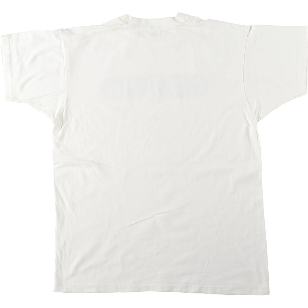 90'S Fruit of the Loom Advertising T-shirt Made in USA Men's XL Vintage cotton white type Vintage Second Hand