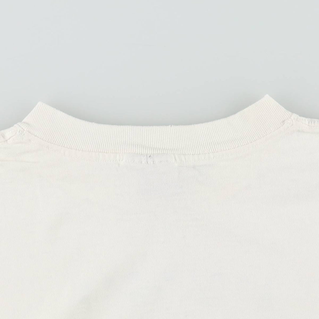 90'S ONEITA Sony Advertising T-Shirt, Made in USA, Men's XL equivalent, Vintage cotton white type Vintage Second Hand