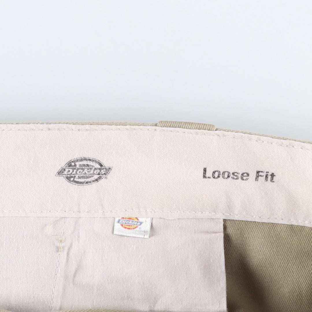Dickies Loose Fit Double Knee Work Pants, Men's, Size W37 unclear Beige type Vintage Second Hand