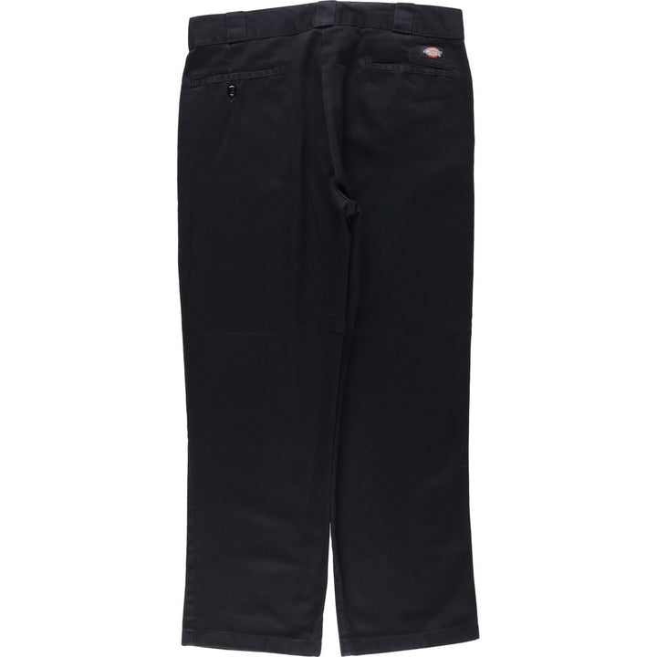 Dickies Original Fit Work Pants, Men's W35 (approx.) polyester black type Vintage Second Hand