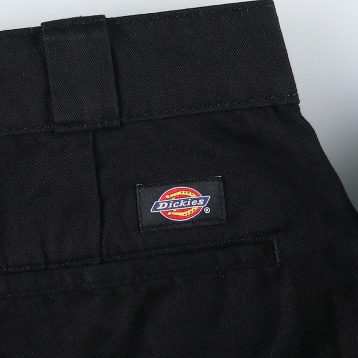 Dickies Work Pants Men's W33 polyester black type Vintage Second Hand