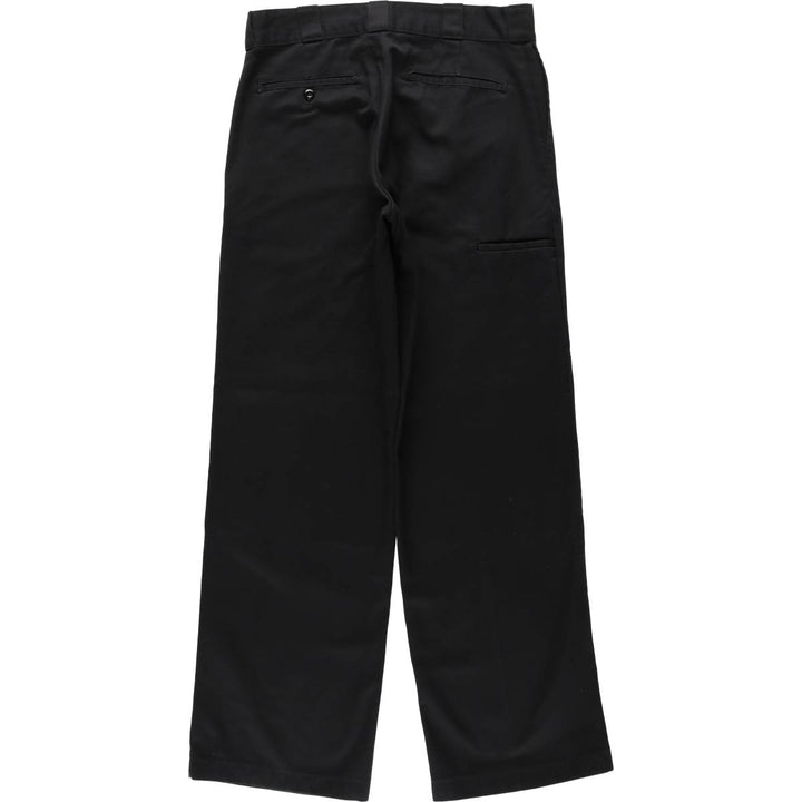 Dickies Loose Fit Double Knee Work Pants Men's W33 unclear black type Vintage Second Hand