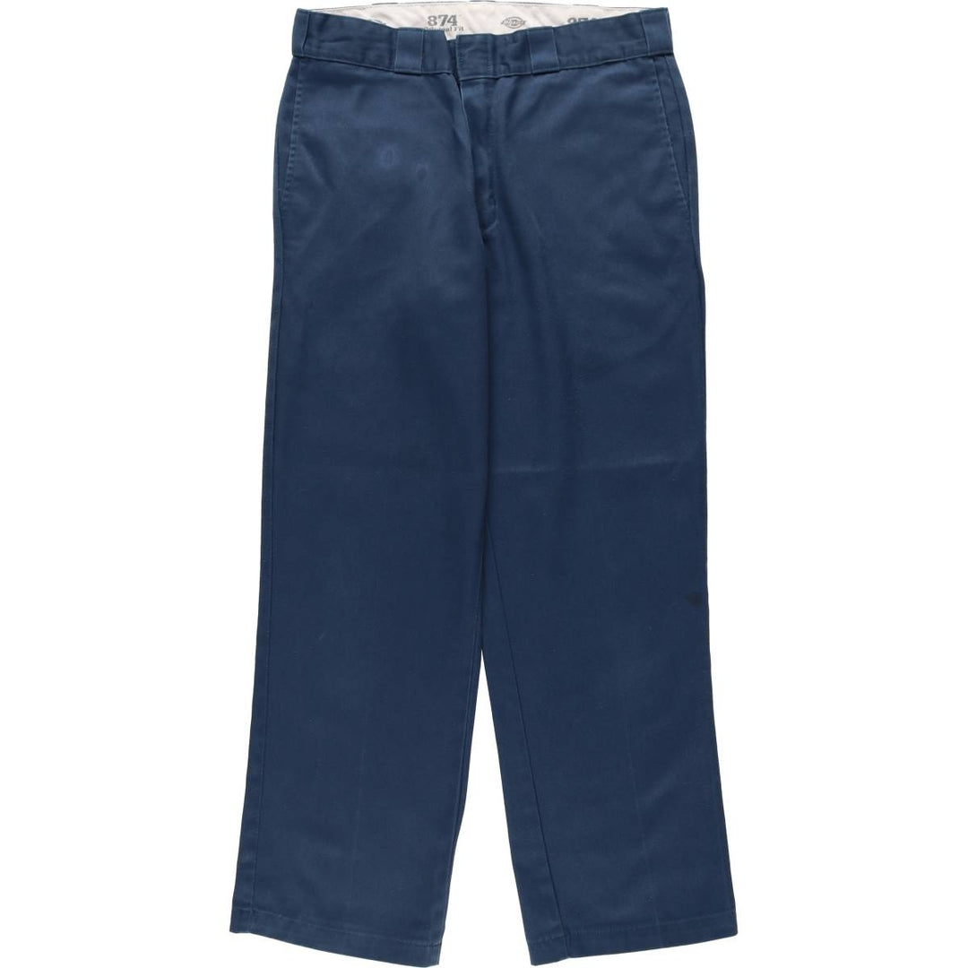 Dickies 874 Original Fit Work Pants, Men's, Size W34 unclear Navy blue Vintage Second Hand