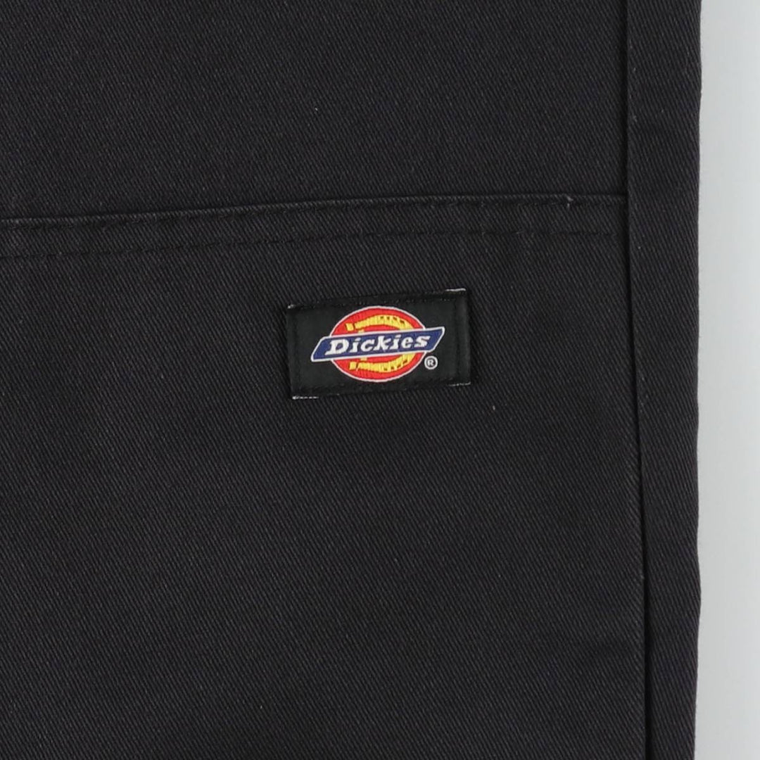 Dickies Loose Fit Double Knee Work Pants Men's W34 polyester black type Vintage Second Hand
