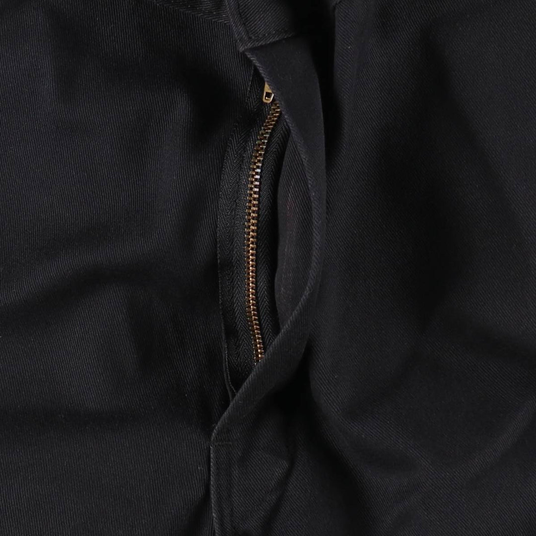 Dickies Loose Fit Double Knee Work Pants Men's W34 polyester black type Vintage Second Hand